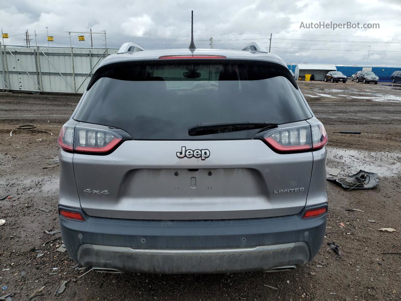 2019 Jeep Cherokee Limited Gray vin: 1C4PJMDX6KD198217