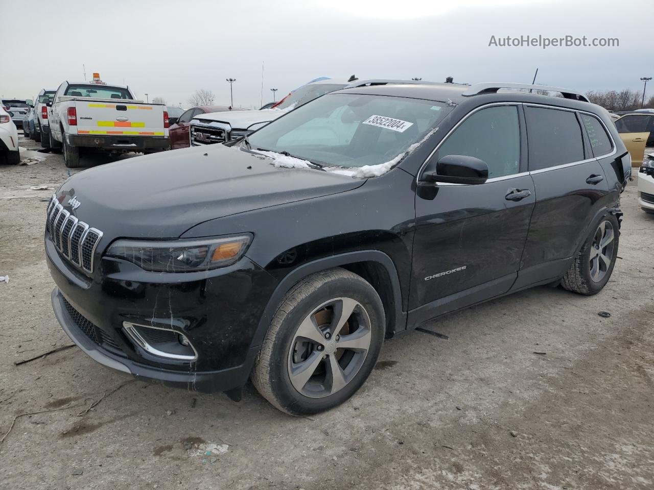 2019 Jeep Cherokee Limited Black vin: 1C4PJMDX6KD255919