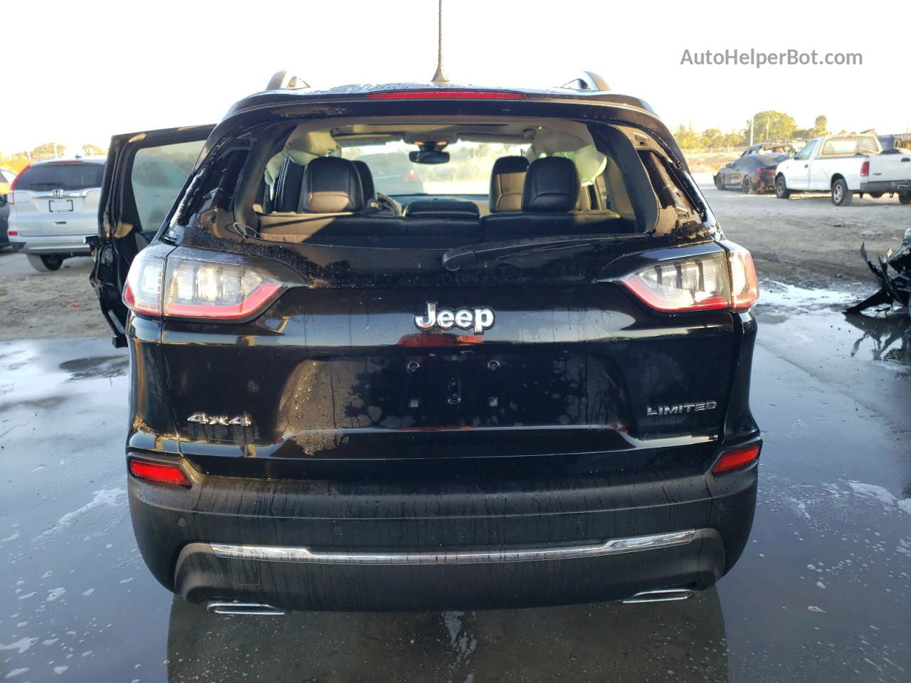 2019 Jeep Cherokee Limited Черный vin: 1C4PJMDX6KD259775