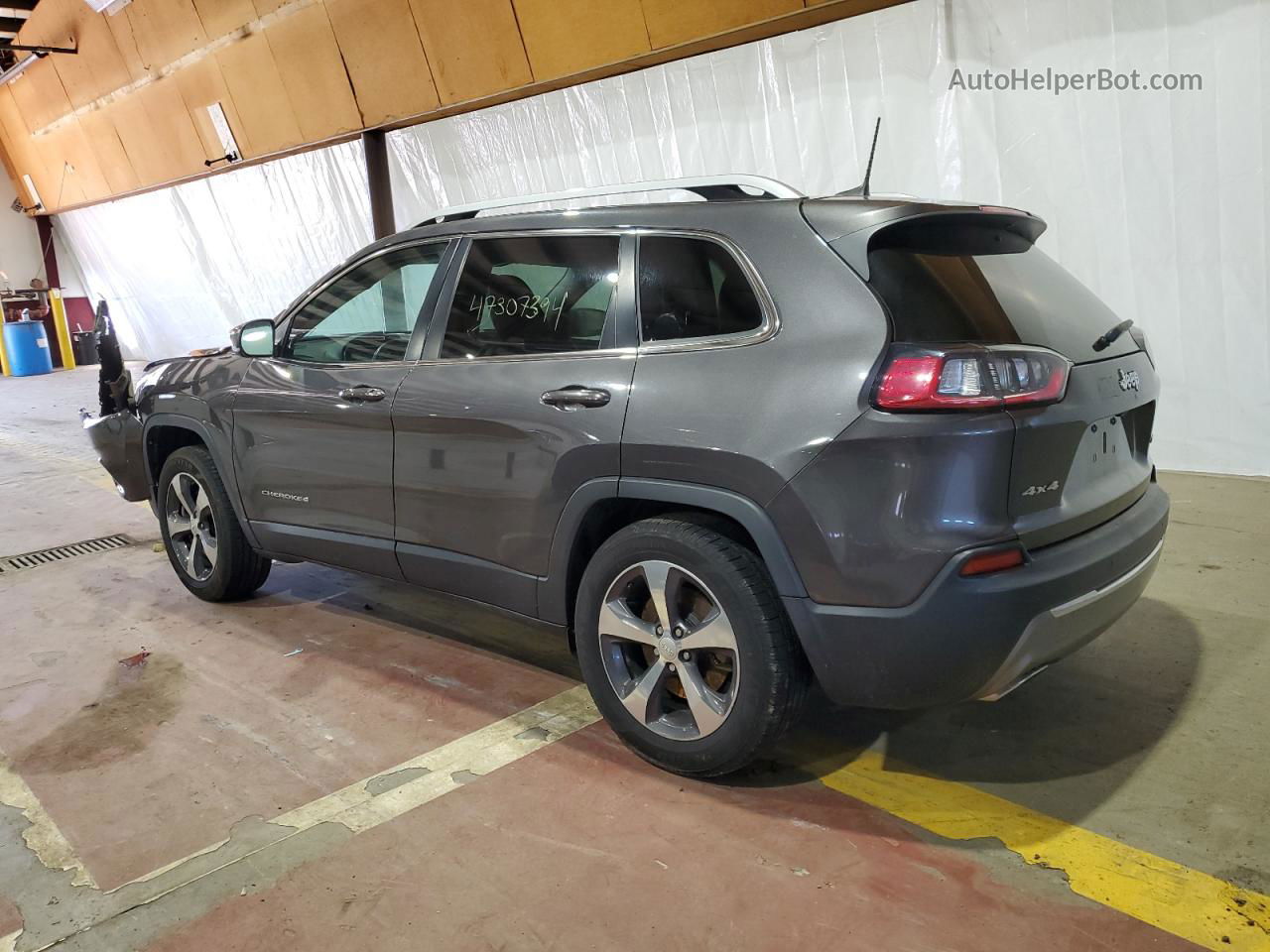 2019 Jeep Cherokee Limited Gray vin: 1C4PJMDX6KD337150