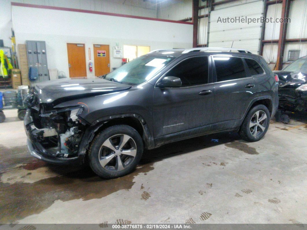 2019 Jeep Cherokee Limited 4x4 Gray vin: 1C4PJMDX6KD345247