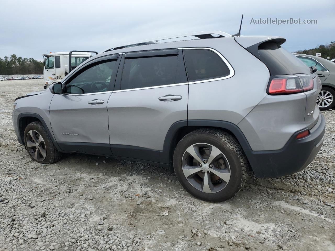 2019 Jeep Cherokee Limited Silver vin: 1C4PJMDX6KD356006