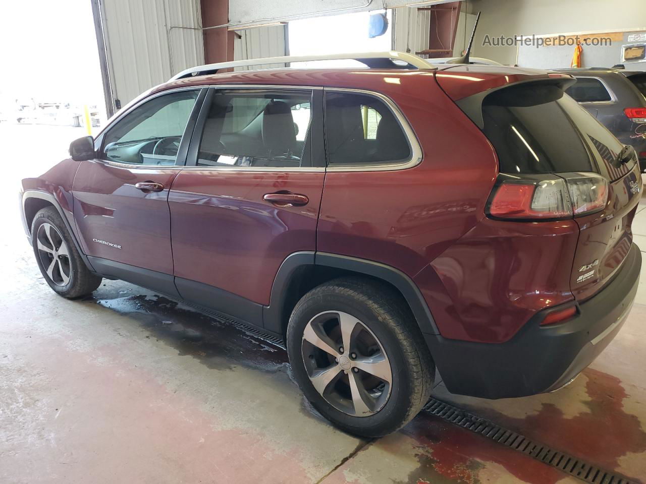 2019 Jeep Cherokee Limited Burgundy vin: 1C4PJMDX6KD375395