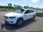 2019 Jeep Cherokee Limited 4x4 White vin: 1C4PJMDX6KD473083