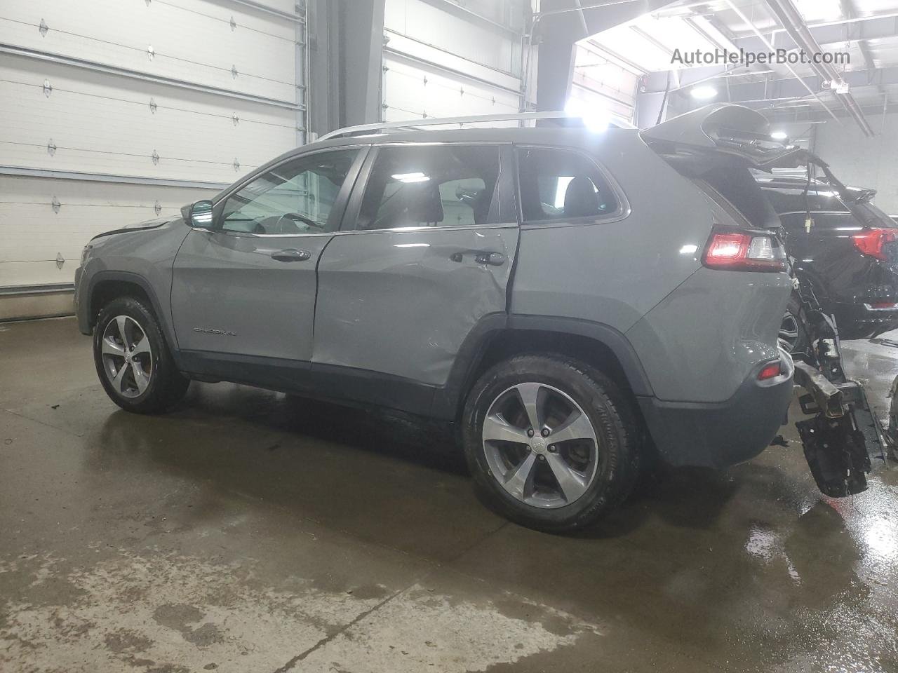 2019 Jeep Cherokee Limited Gray vin: 1C4PJMDX6KD473441