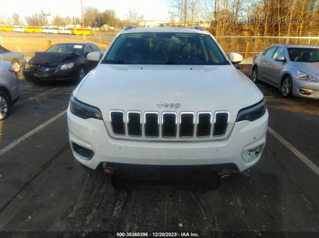 2021 Jeep Cherokee Limited 4x4 White vin: 1C4PJMDX6MD177600