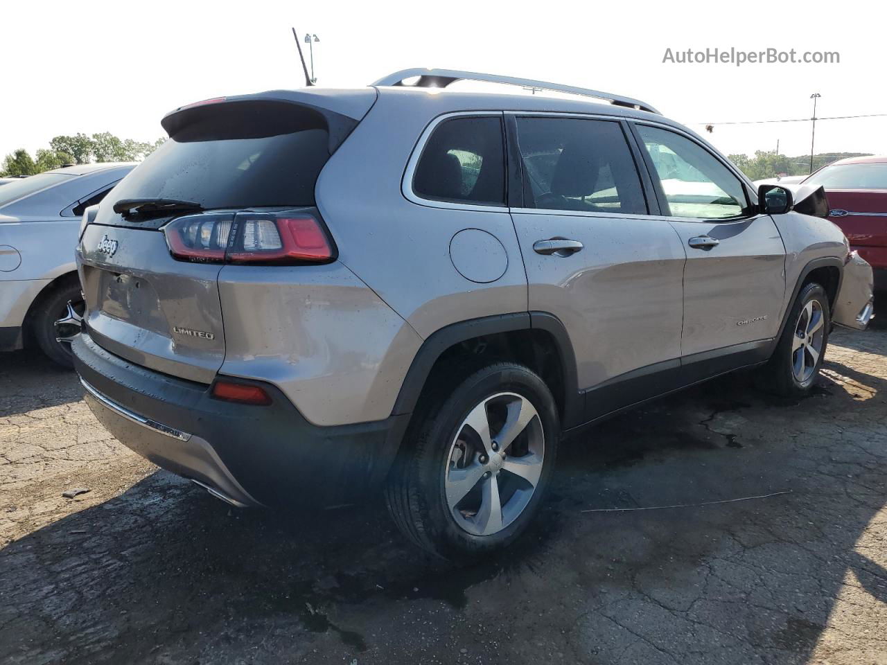 2021 Jeep Cherokee Limited Silver vin: 1C4PJMDX6MD181212