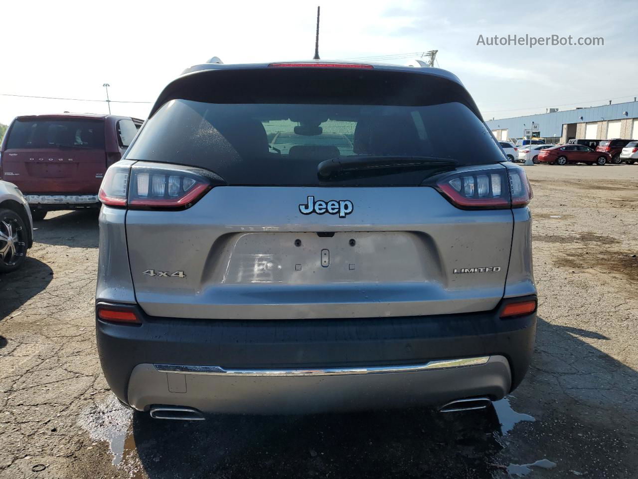 2021 Jeep Cherokee Limited Silver vin: 1C4PJMDX6MD181212