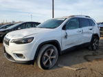 2019 Jeep Cherokee Limited White vin: 1C4PJMDX7KD236165