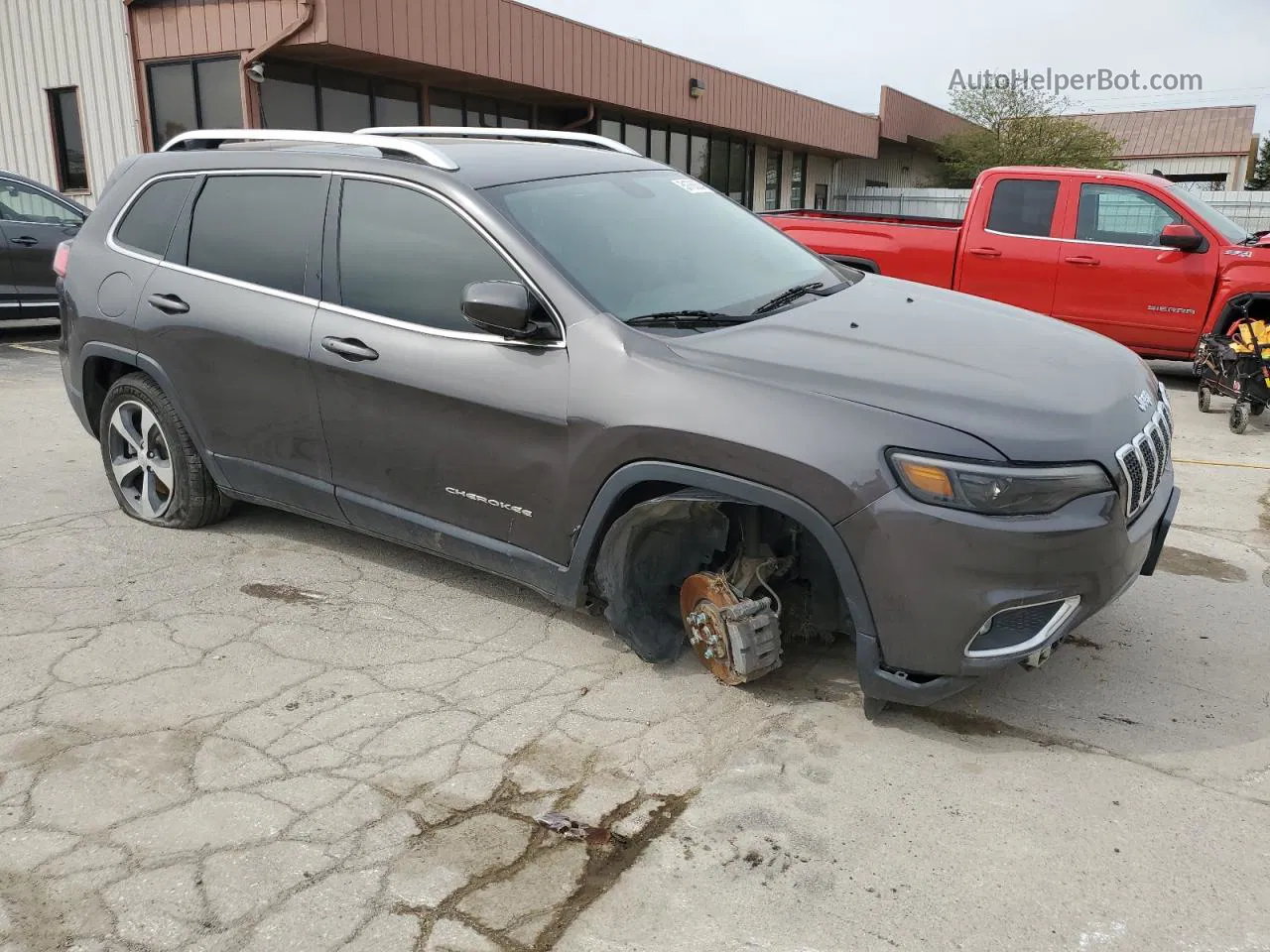 2019 Jeep Cherokee Limited Gray vin: 1C4PJMDX7KD254715