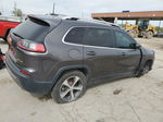 2019 Jeep Cherokee Limited Gray vin: 1C4PJMDX7KD254715