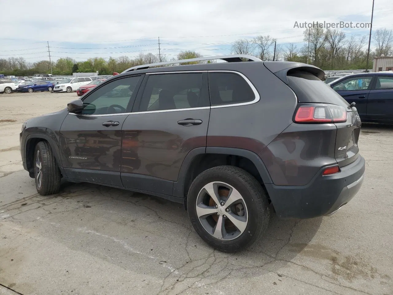 2019 Jeep Cherokee Limited Gray vin: 1C4PJMDX7KD254715