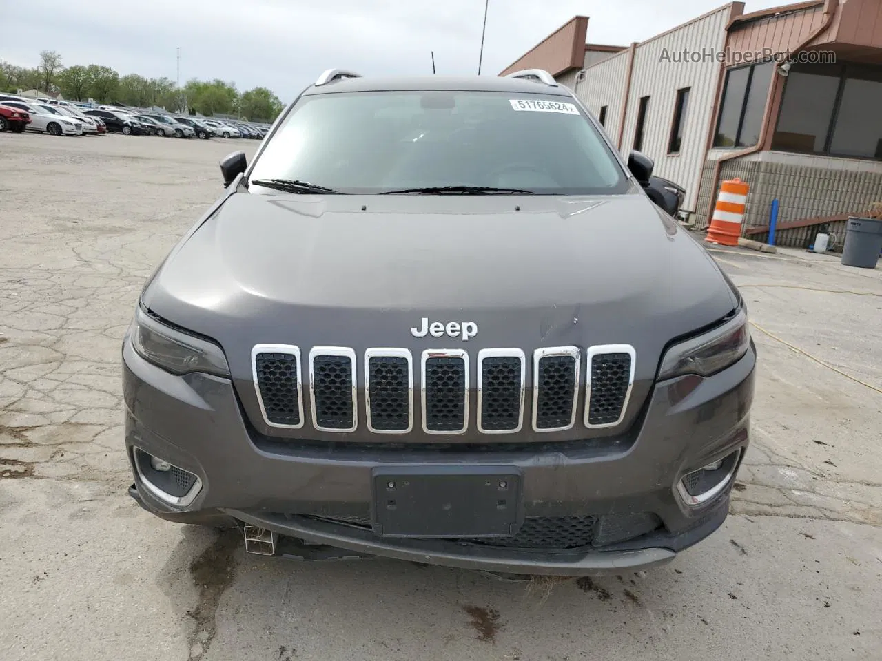 2019 Jeep Cherokee Limited Gray vin: 1C4PJMDX7KD254715