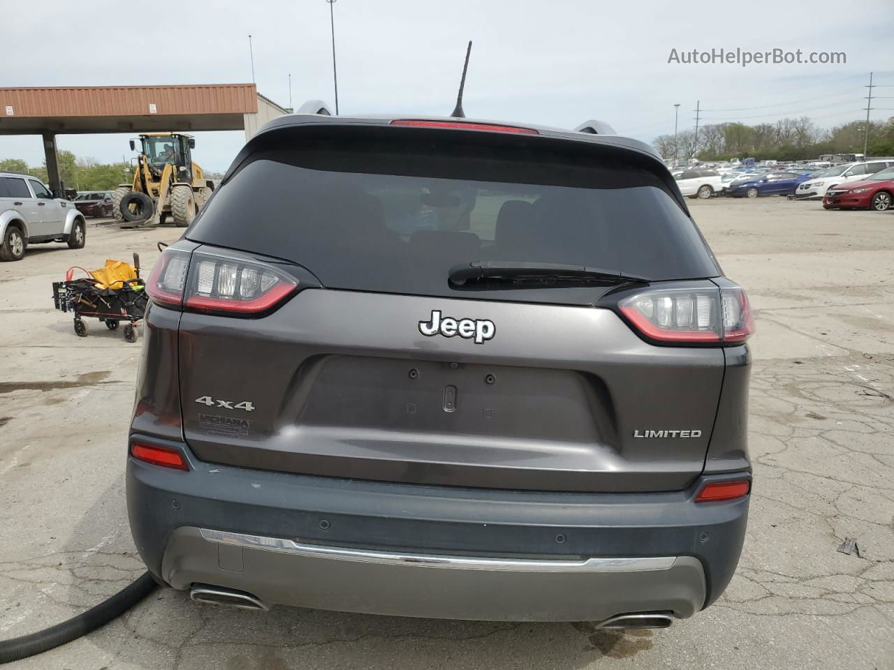 2019 Jeep Cherokee Limited Gray vin: 1C4PJMDX7KD254715