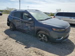 2019 Jeep Cherokee Limited Blue vin: 1C4PJMDX7KD371372