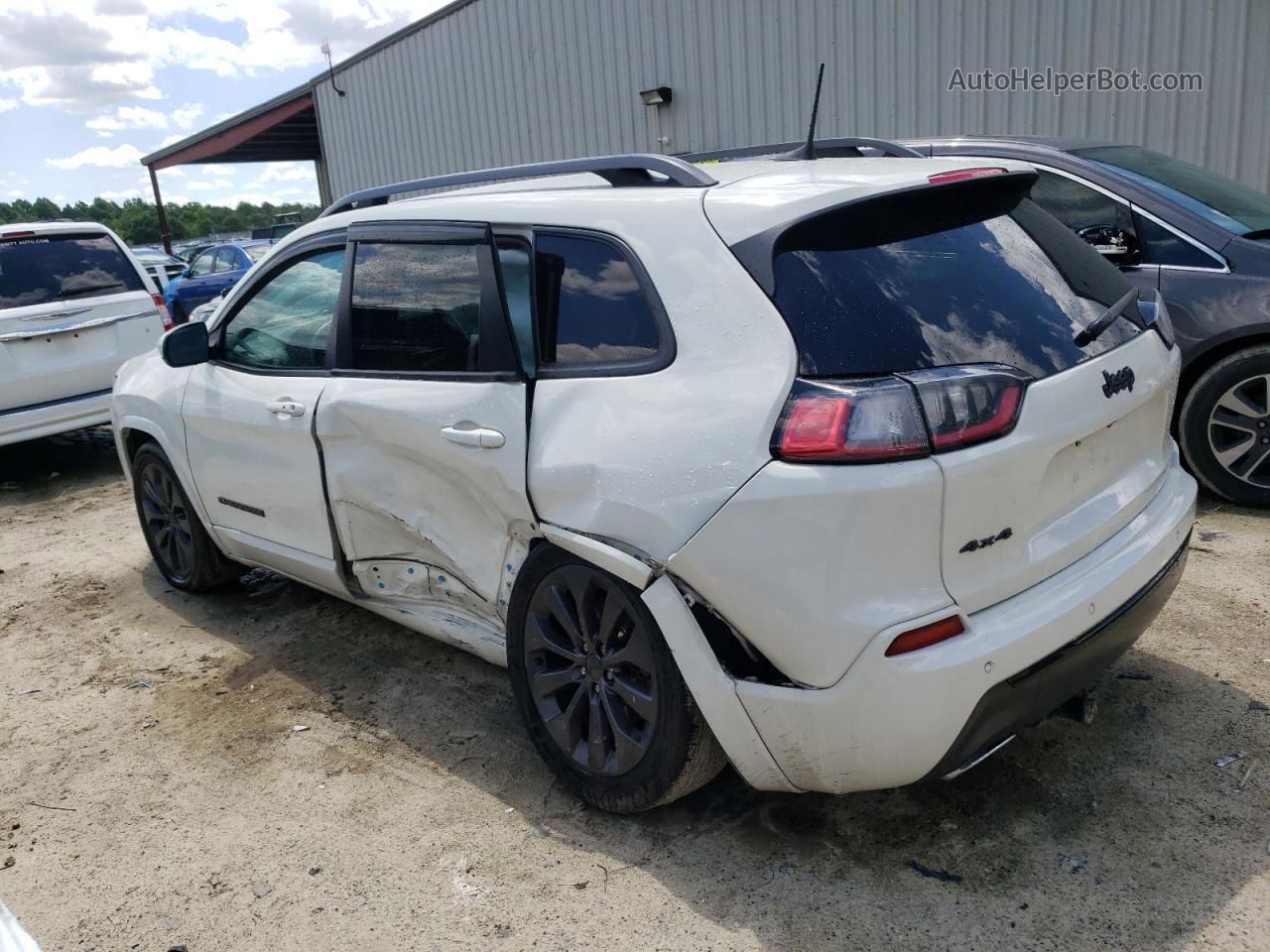 2019 Jeep Cherokee Limited White vin: 1C4PJMDX7KD422059