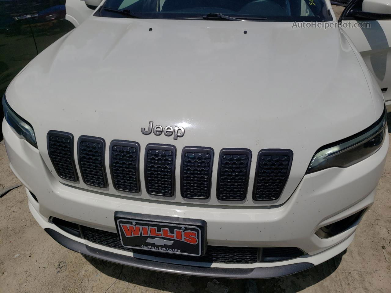 2019 Jeep Cherokee Limited White vin: 1C4PJMDX7KD422059