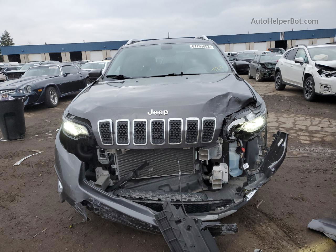 2019 Jeep Cherokee Limited Gray vin: 1C4PJMDX7KD463498