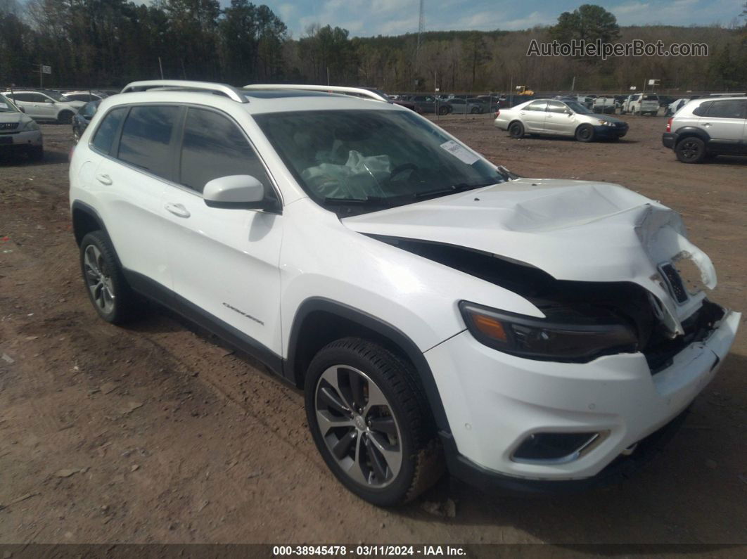 2021 Jeep Cherokee Limited 4x4 White vin: 1C4PJMDX7MD111296