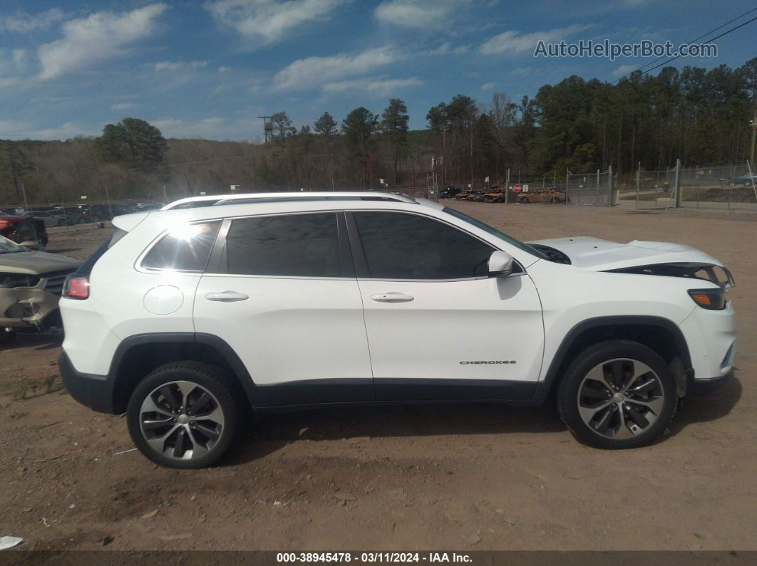 2021 Jeep Cherokee Limited 4x4 White vin: 1C4PJMDX7MD111296