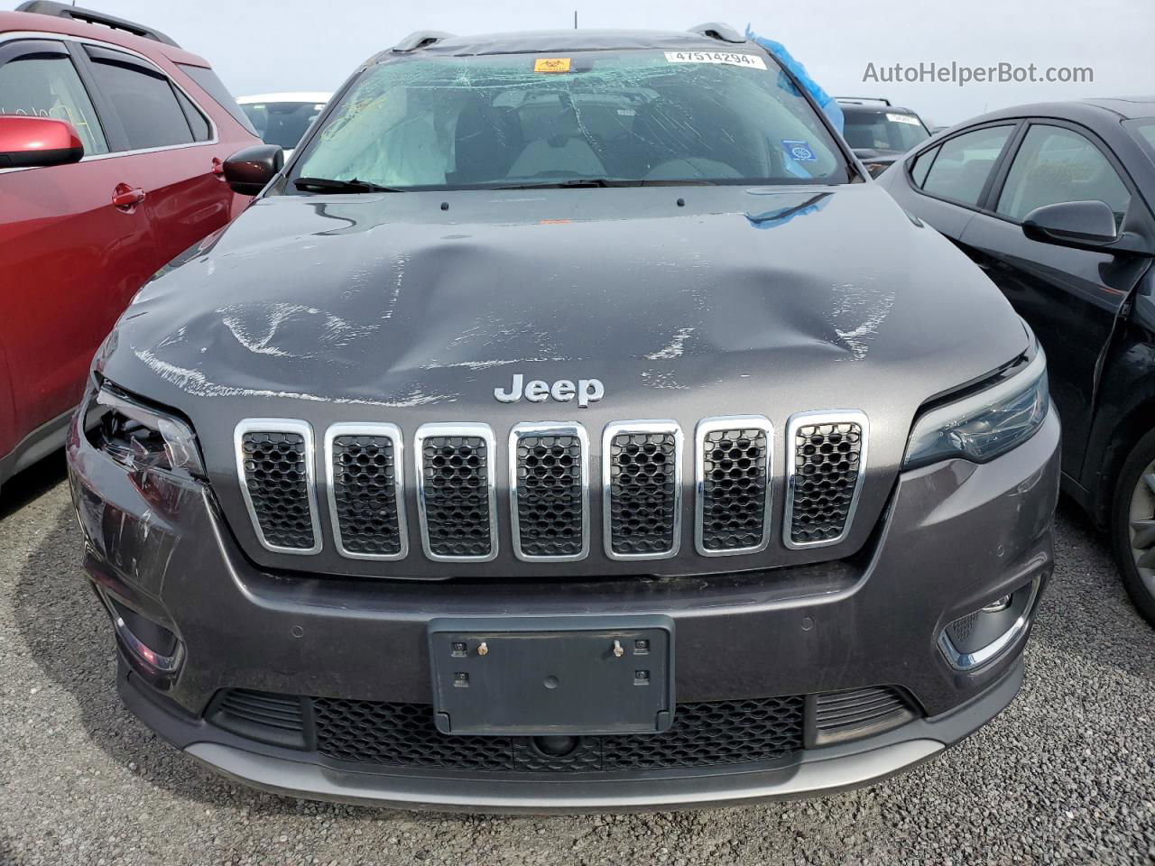 2021 Jeep Cherokee Limited Gray vin: 1C4PJMDX7MD175645