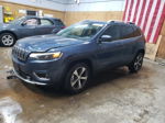 2021 Jeep Cherokee Limited Blue vin: 1C4PJMDX7MD200656