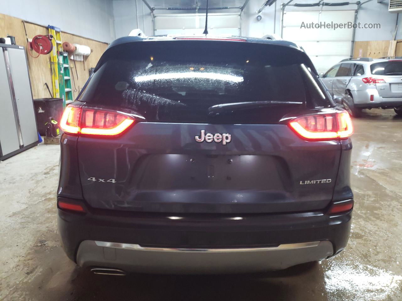 2021 Jeep Cherokee Limited Синий vin: 1C4PJMDX7MD200656