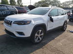 2021 Jeep Cherokee Limited White vin: 1C4PJMDX7MD218915