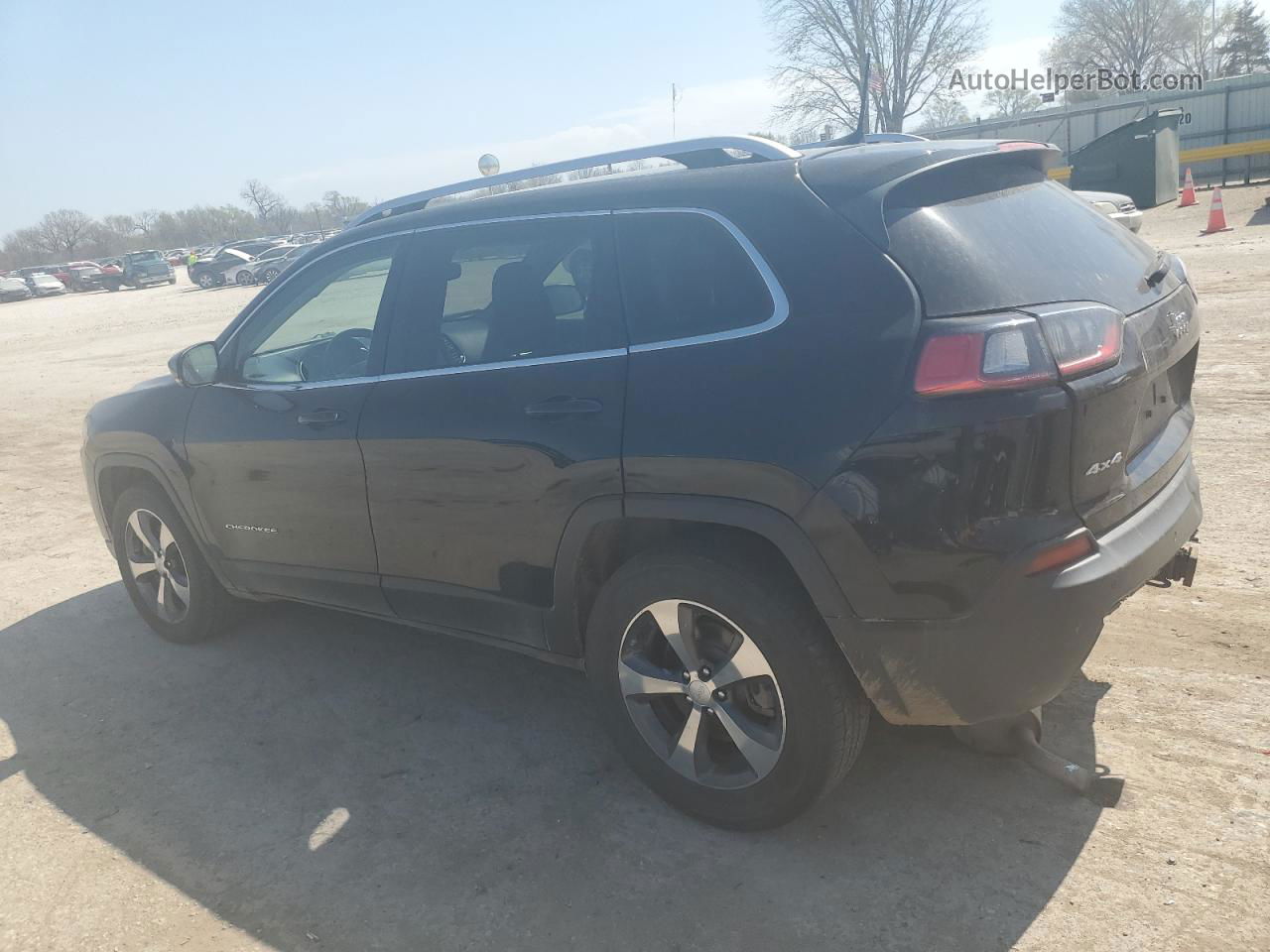 2019 Jeep Cherokee Limited Black vin: 1C4PJMDX8KD140576