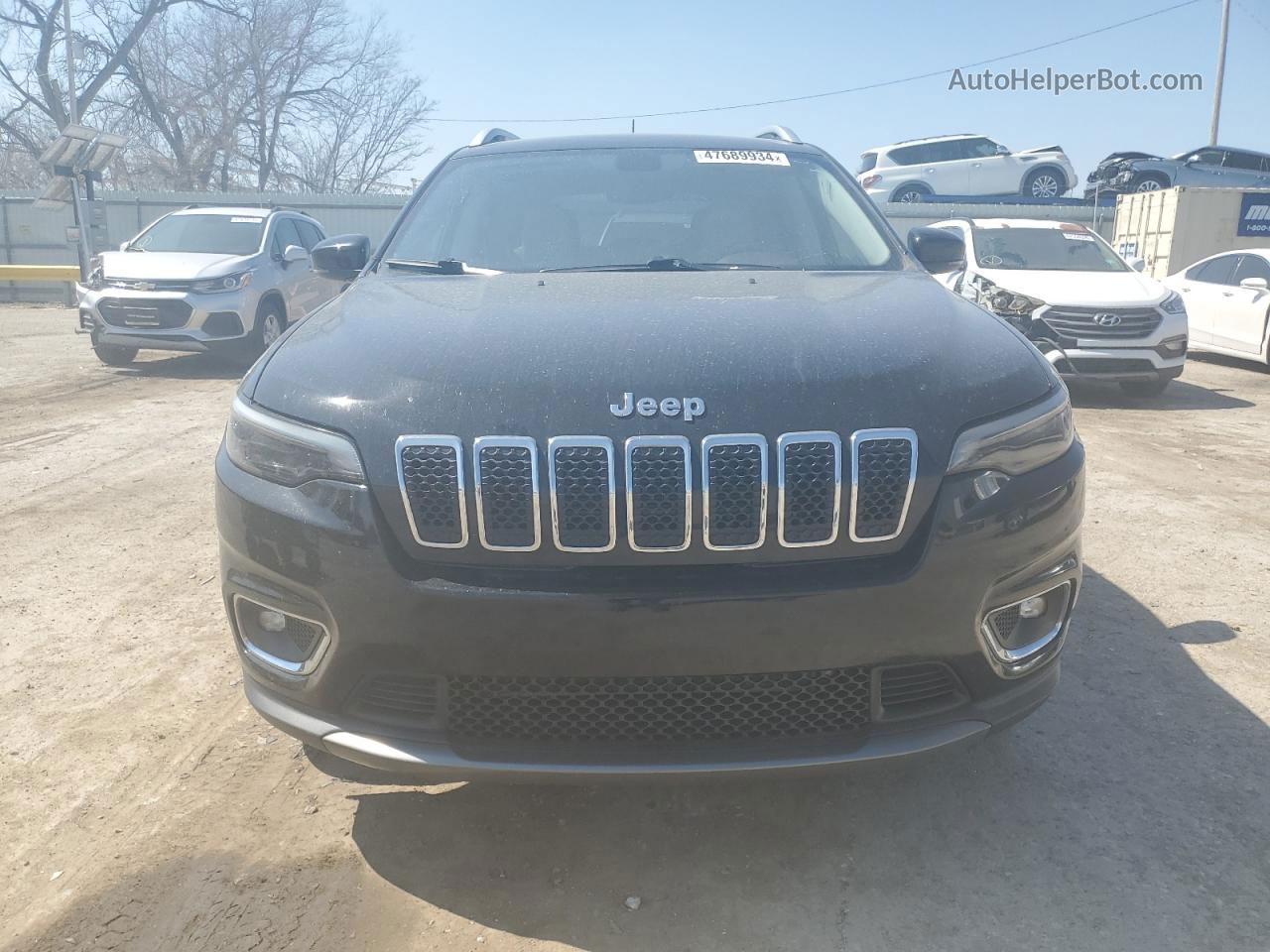 2019 Jeep Cherokee Limited Black vin: 1C4PJMDX8KD140576