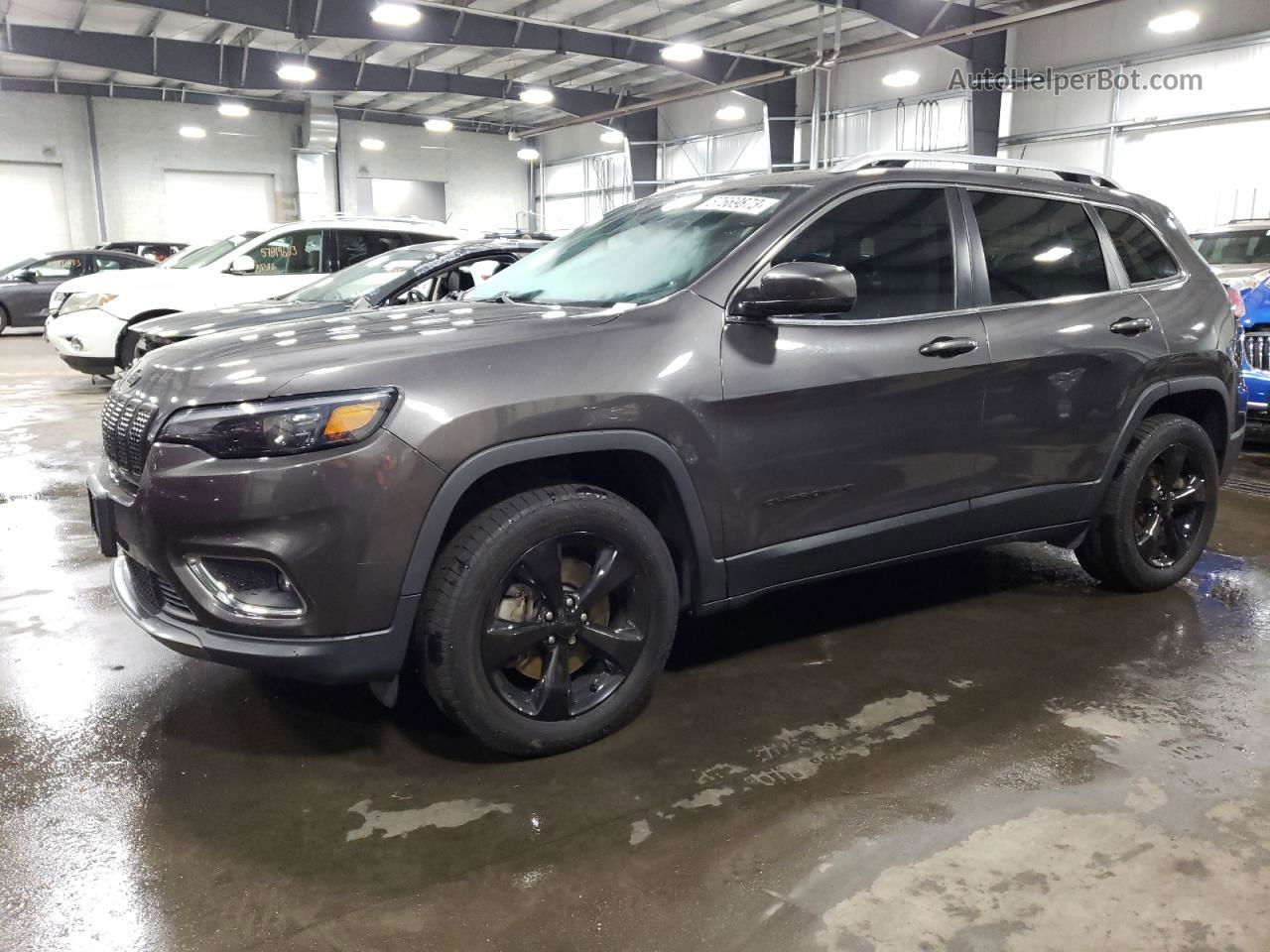 2019 Jeep Cherokee Limited Gray vin: 1C4PJMDX8KD173741