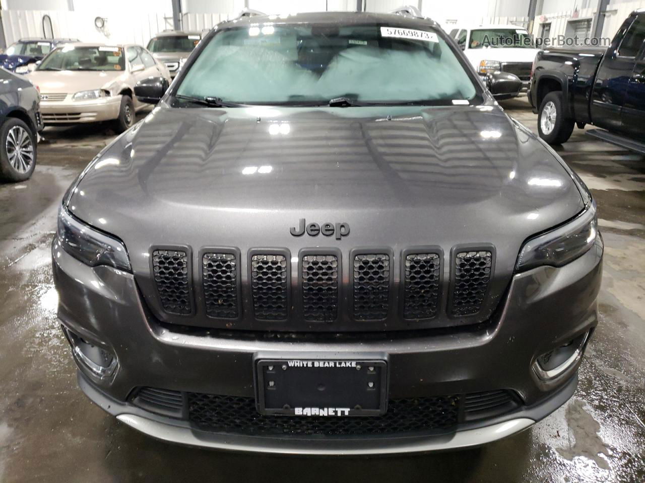 2019 Jeep Cherokee Limited Gray vin: 1C4PJMDX8KD173741