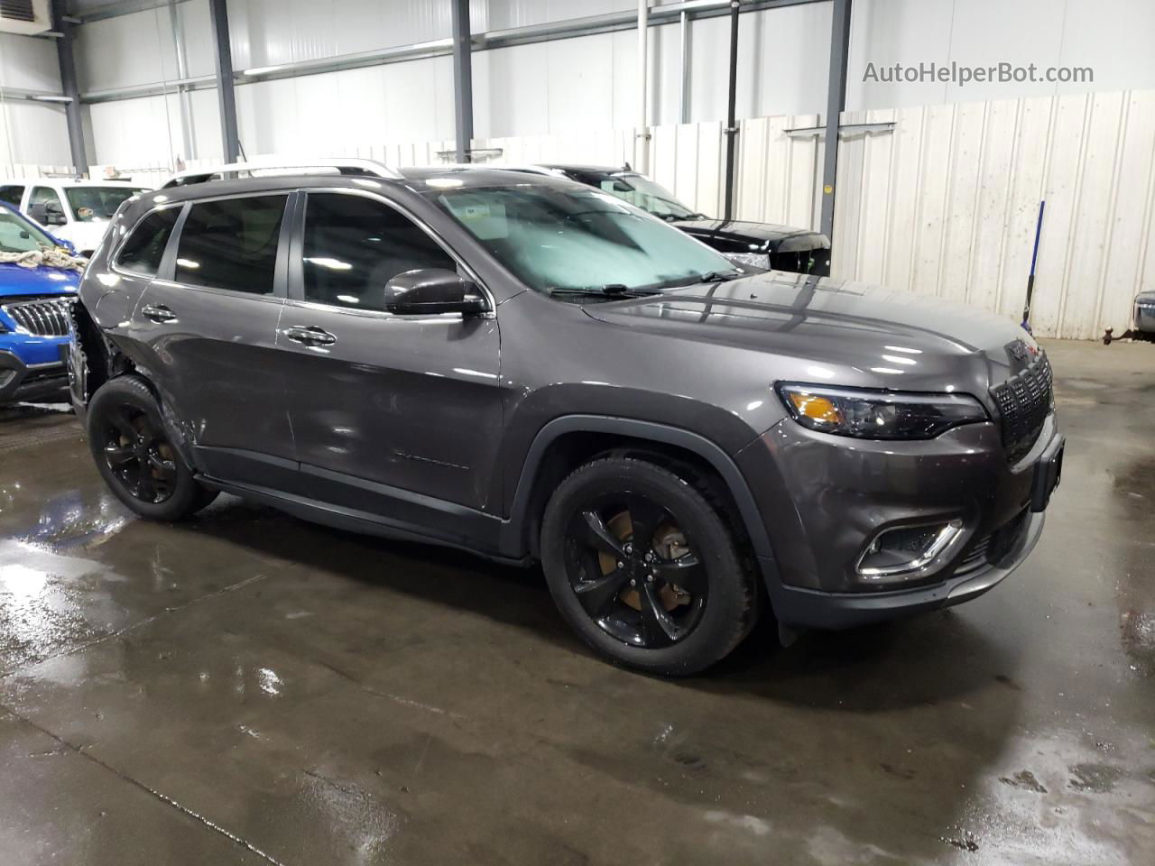 2019 Jeep Cherokee Limited Gray vin: 1C4PJMDX8KD173741