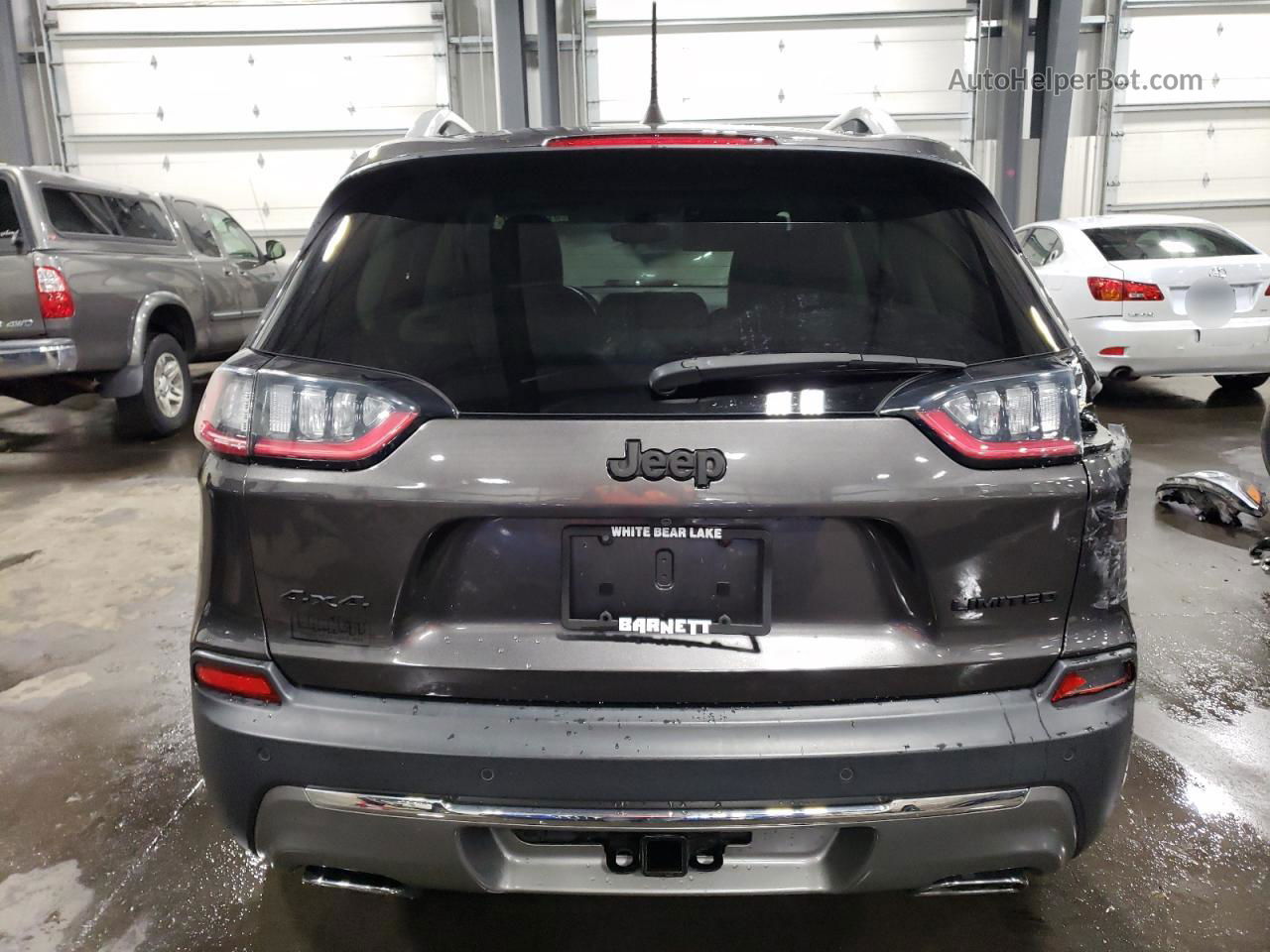 2019 Jeep Cherokee Limited Серый vin: 1C4PJMDX8KD173741