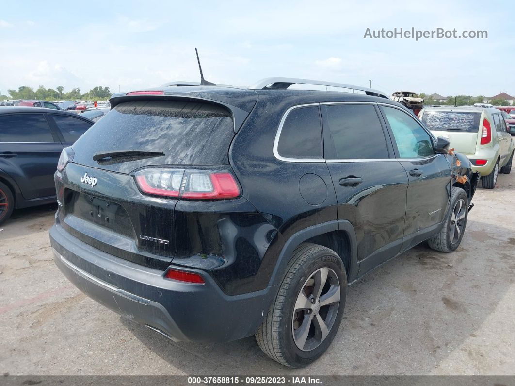 2019 Jeep Cherokee Limited 4x4 Black vin: 1C4PJMDX8KD235641