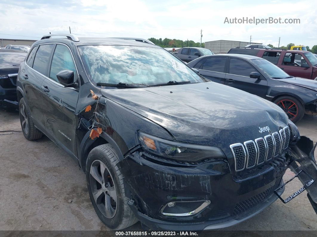 2019 Jeep Cherokee Limited 4x4 Black vin: 1C4PJMDX8KD235641