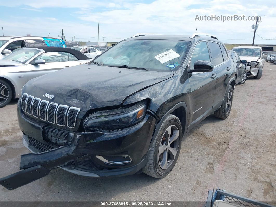 2019 Jeep Cherokee Limited 4x4 Black vin: 1C4PJMDX8KD235641