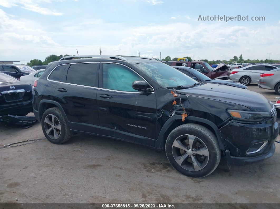 2019 Jeep Cherokee Limited 4x4 Black vin: 1C4PJMDX8KD235641