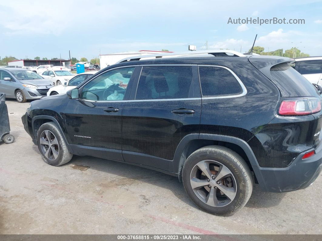 2019 Jeep Cherokee Limited 4x4 Black vin: 1C4PJMDX8KD235641