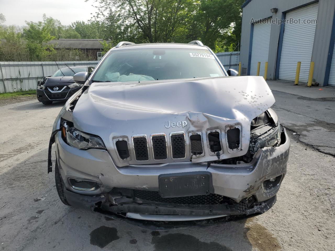 2019 Jeep Cherokee Limited Серебряный vin: 1C4PJMDX8KD253119