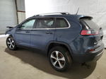 2019 Jeep Cherokee Limited Синий vin: 1C4PJMDX8KD379013