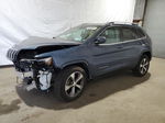 2019 Jeep Cherokee Limited Синий vin: 1C4PJMDX8KD379013