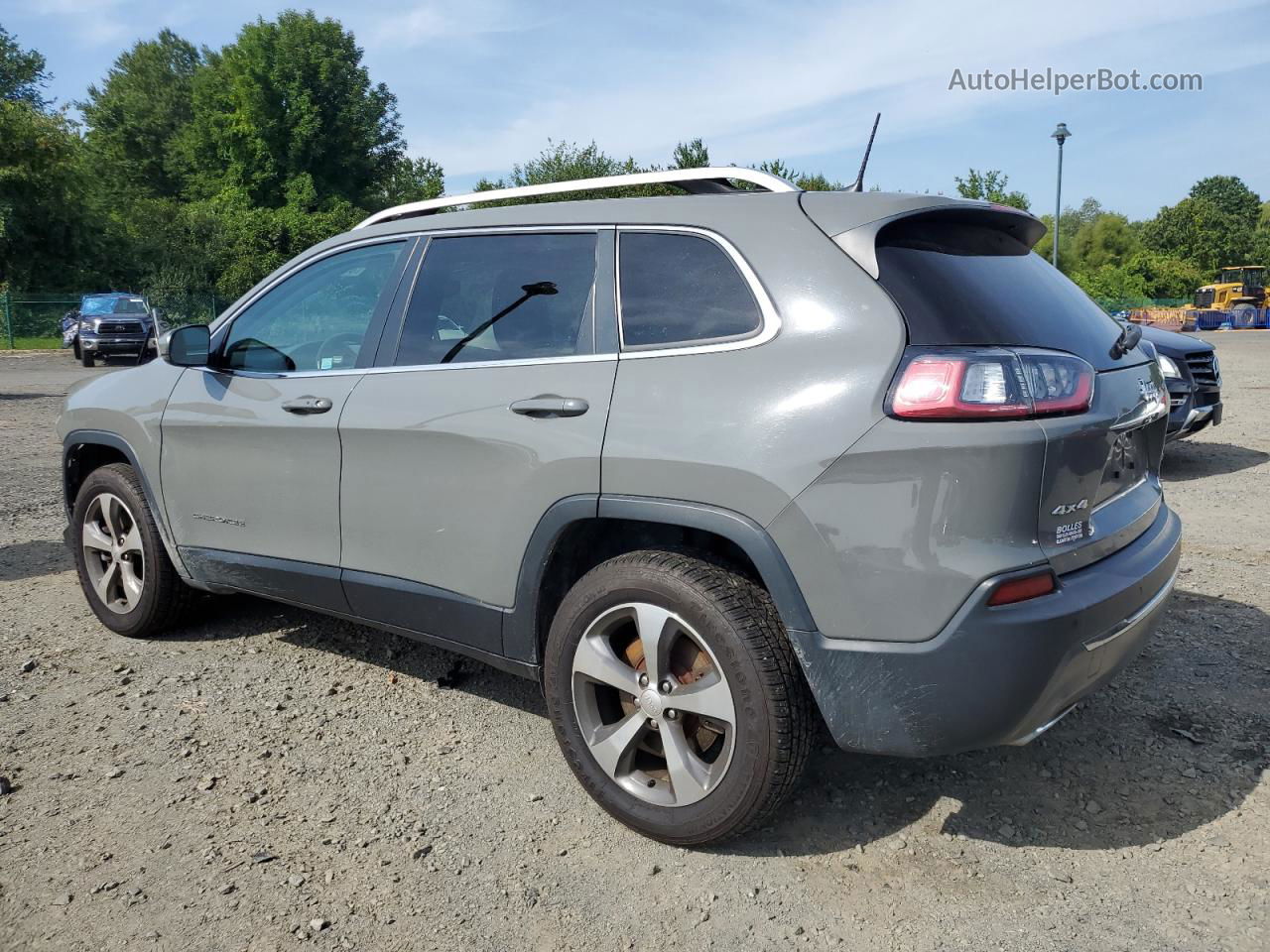 2019 Jeep Cherokee Limited Gray vin: 1C4PJMDX8KD391503