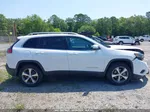 2019 Jeep Cherokee Limited 4x4 White vin: 1C4PJMDX8KD417310