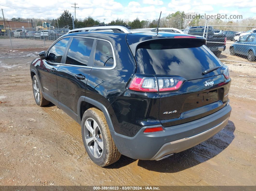 2019 Jeep Cherokee Limited 4x4 Black vin: 1C4PJMDX8KD425682