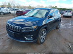 2019 Jeep Cherokee Limited 4x4 Black vin: 1C4PJMDX8KD425682