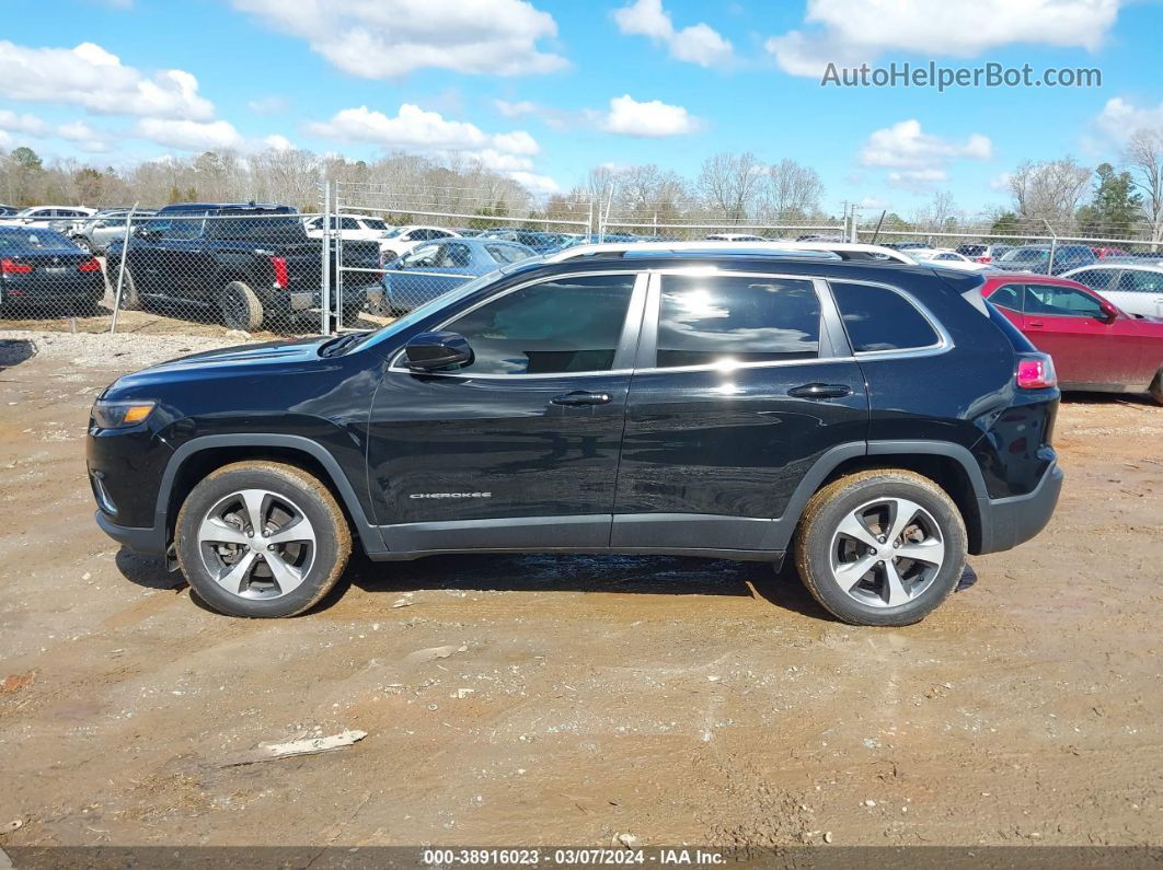 2019 Jeep Cherokee Limited 4x4 Black vin: 1C4PJMDX8KD425682