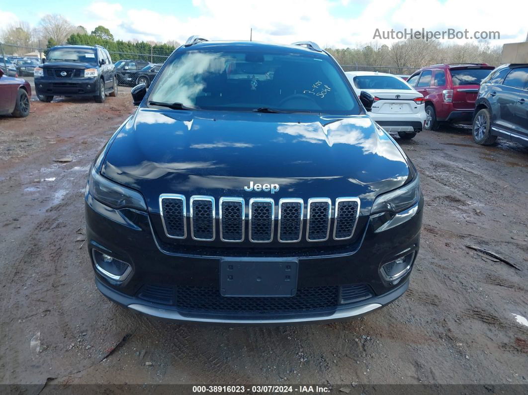 2019 Jeep Cherokee Limited 4x4 Black vin: 1C4PJMDX8KD425682