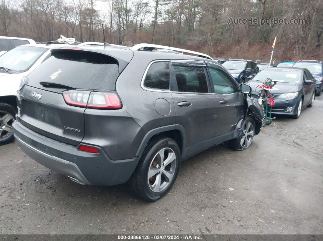 2019 Jeep Cherokee Limited 4x4 Gray vin: 1C4PJMDX8KD460237