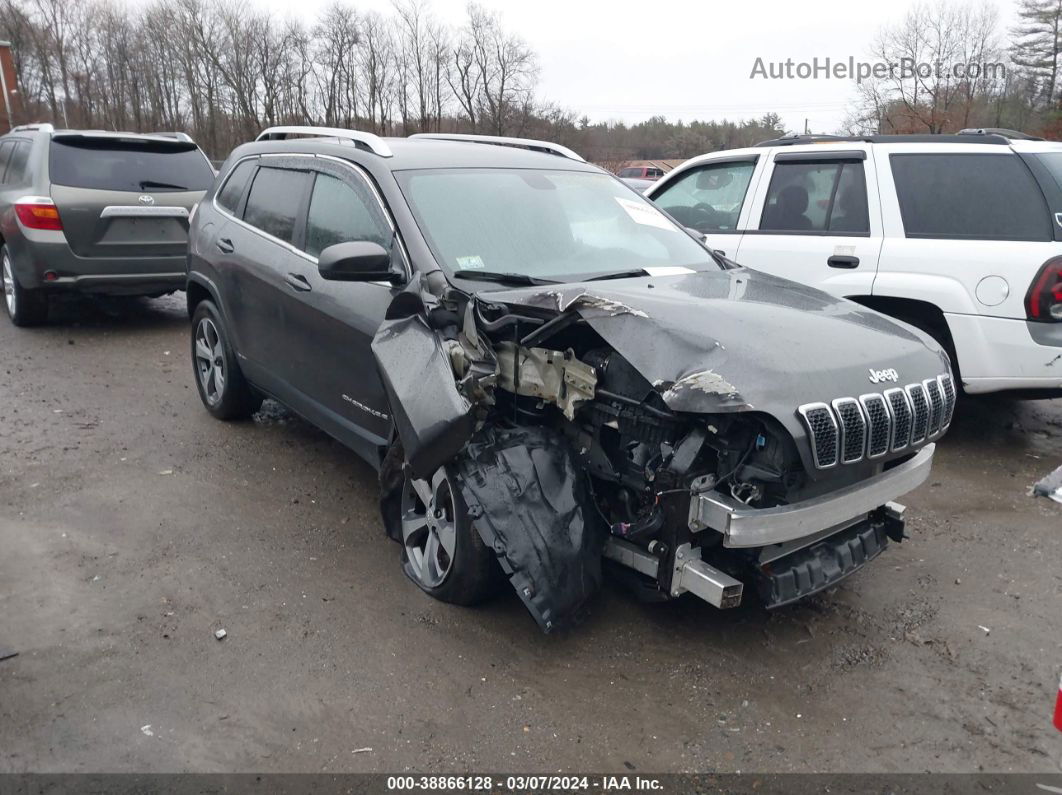 2019 Jeep Cherokee Limited 4x4 Gray vin: 1C4PJMDX8KD460237